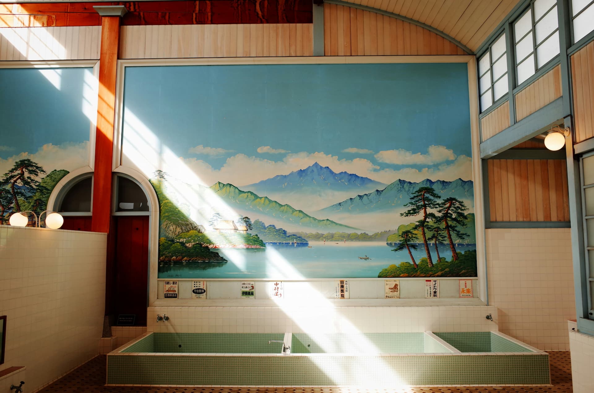 traditional sento public bathhouse in Japan