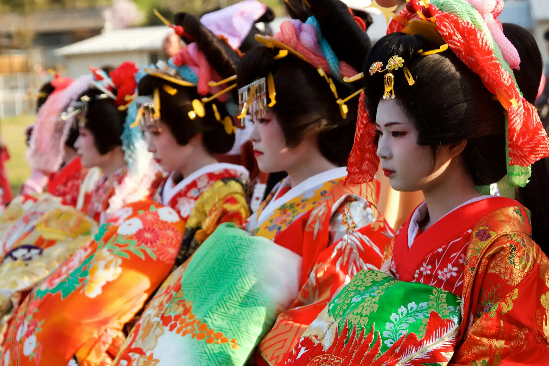 Geisha at festival